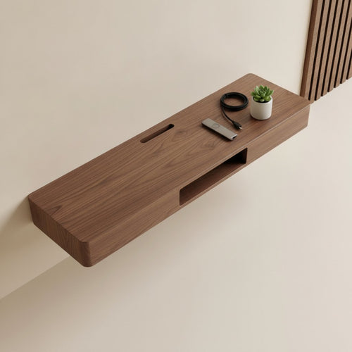Floating Media Console Shelf — 47 in