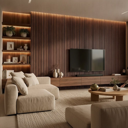 Floating Media Console Shelf — 47 in